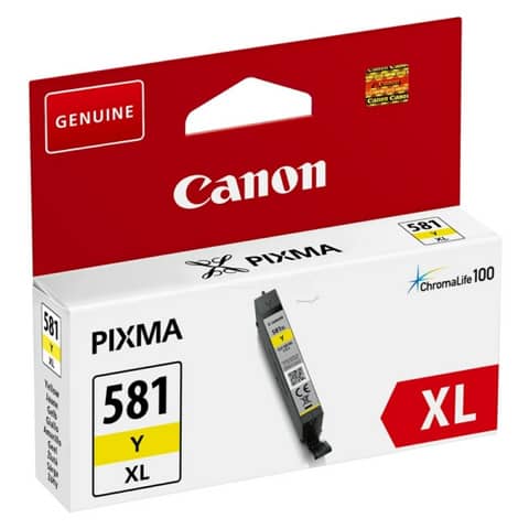 Cartuccia inkjet alta resa CLI-581Y XL Canon giallo 2051C001